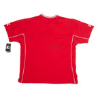 STARTER Mens T-Shirt Red V-Neck XL