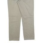 LEVI'S Mens Cotton Blend Beige Slim Straight Trousers W32 L28 Casual Wear