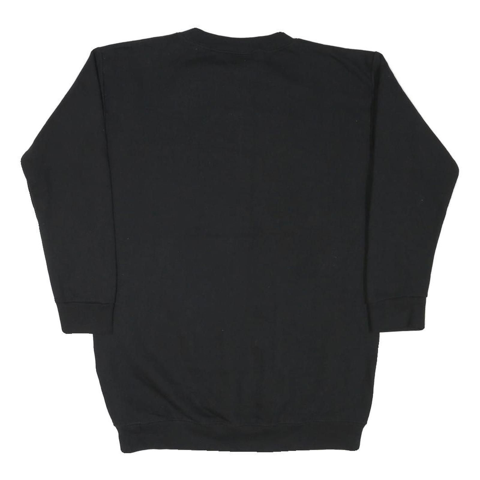 ALSTYLE APPAREL & ACTIVEWEAR Womens Black Nevada Silver State Crew Neck S