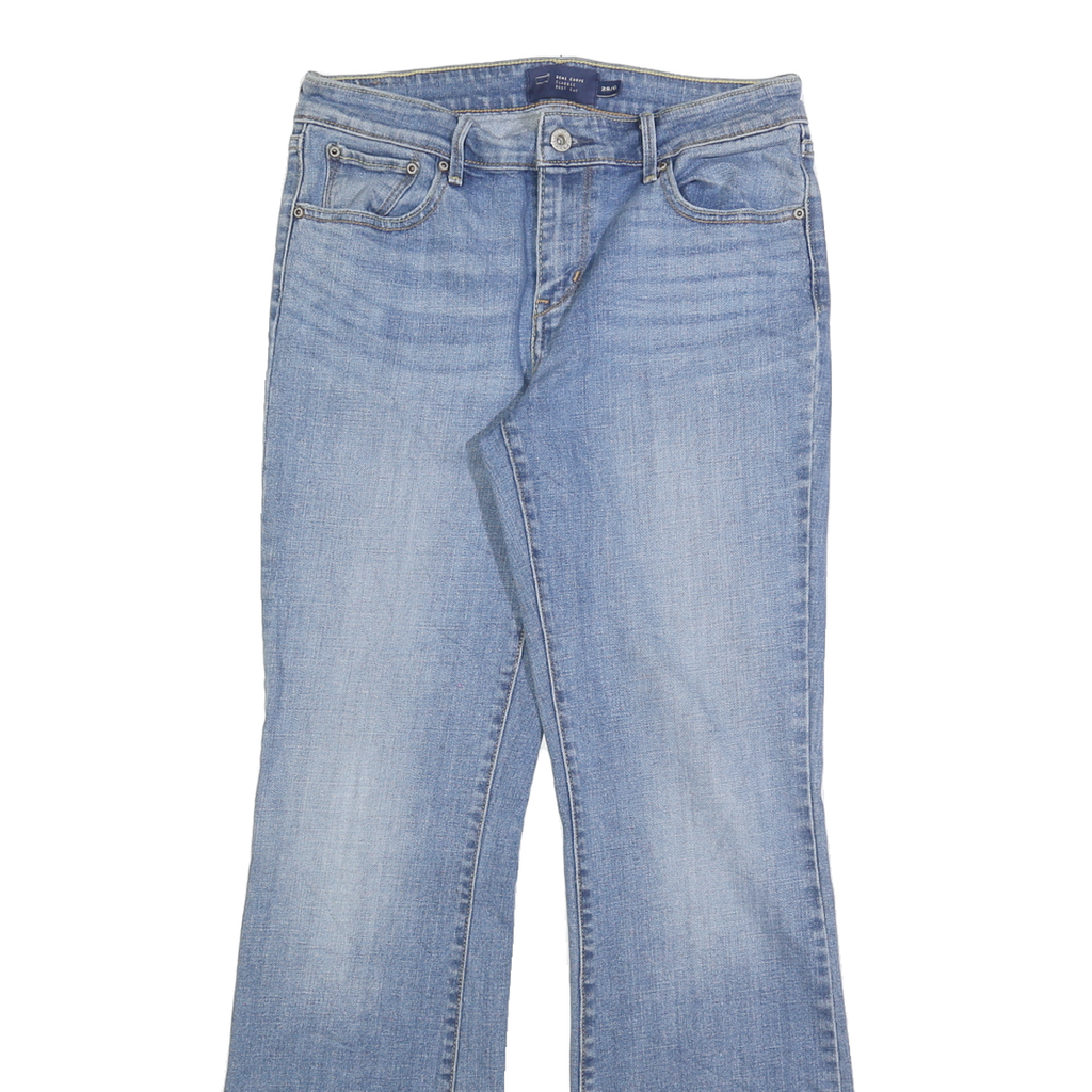 LEVI'S Womens Regular Fit Straight Leg Denim Light Blue Cotton Jeans W28 L30