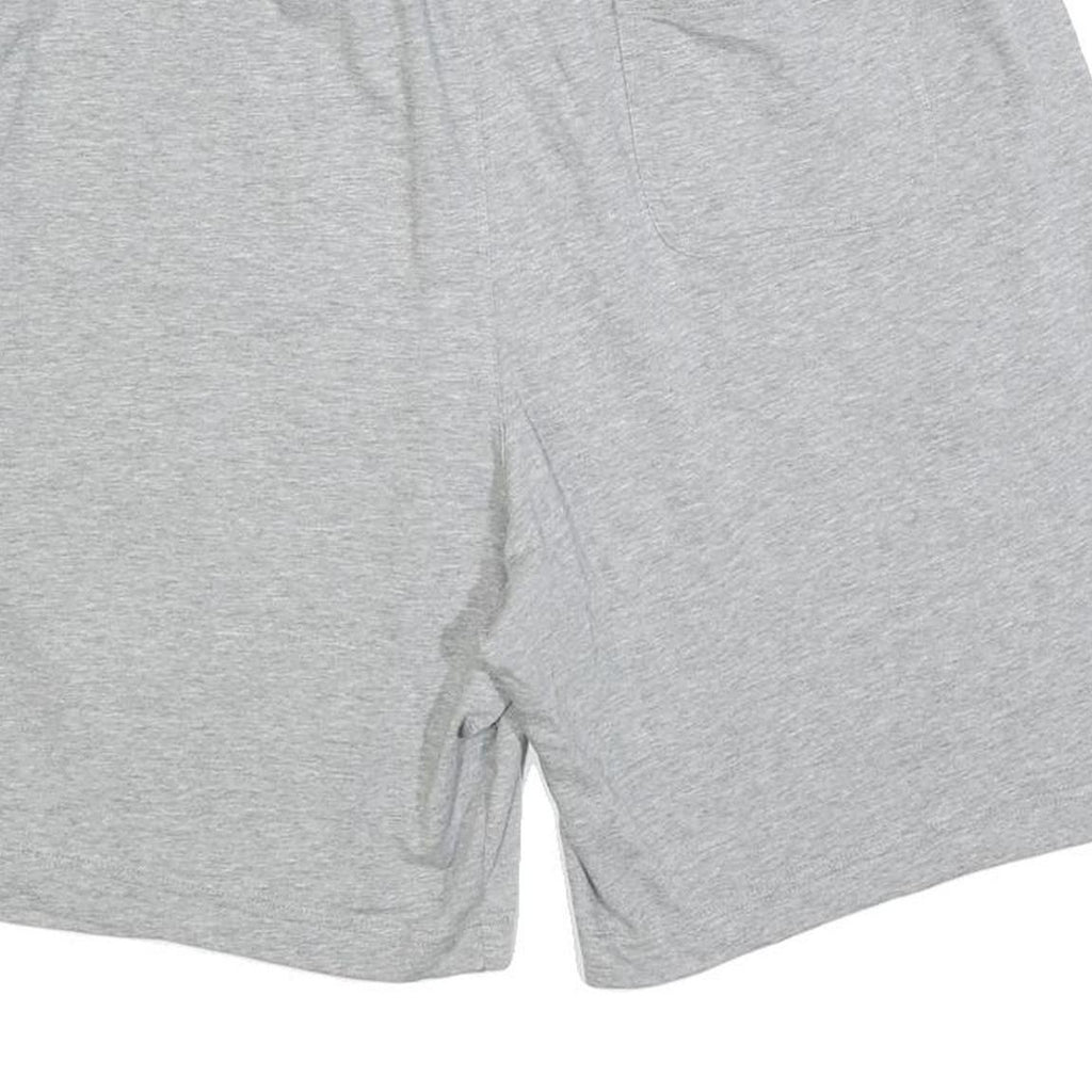 NIKE Mens Shorts Grey XL W34 Cotton Blend Casual Plain Comfort
