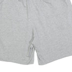 NIKE Mens Shorts Grey XL W34 Cotton Blend Casual Plain Comfort