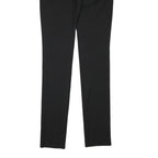 BURBERRY Womens Wool Blend Black Slim Trousers W26 L35 Formal Office Wear