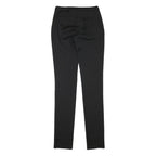 BURBERRY Womens Wool Blend Black Slim Trousers W26 L35 Formal Office Wear