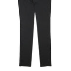 BURBERRY Womens Wool Blend Black Slim Trousers W26 L35 Formal Office Wear