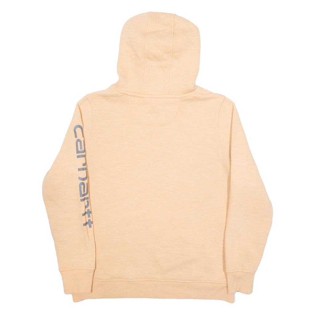 CARHARTT 12-14 Womens Orange Hoodie L