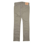 LEVI'S 540 Womens Trousers Grey Slim Straight W27 L30