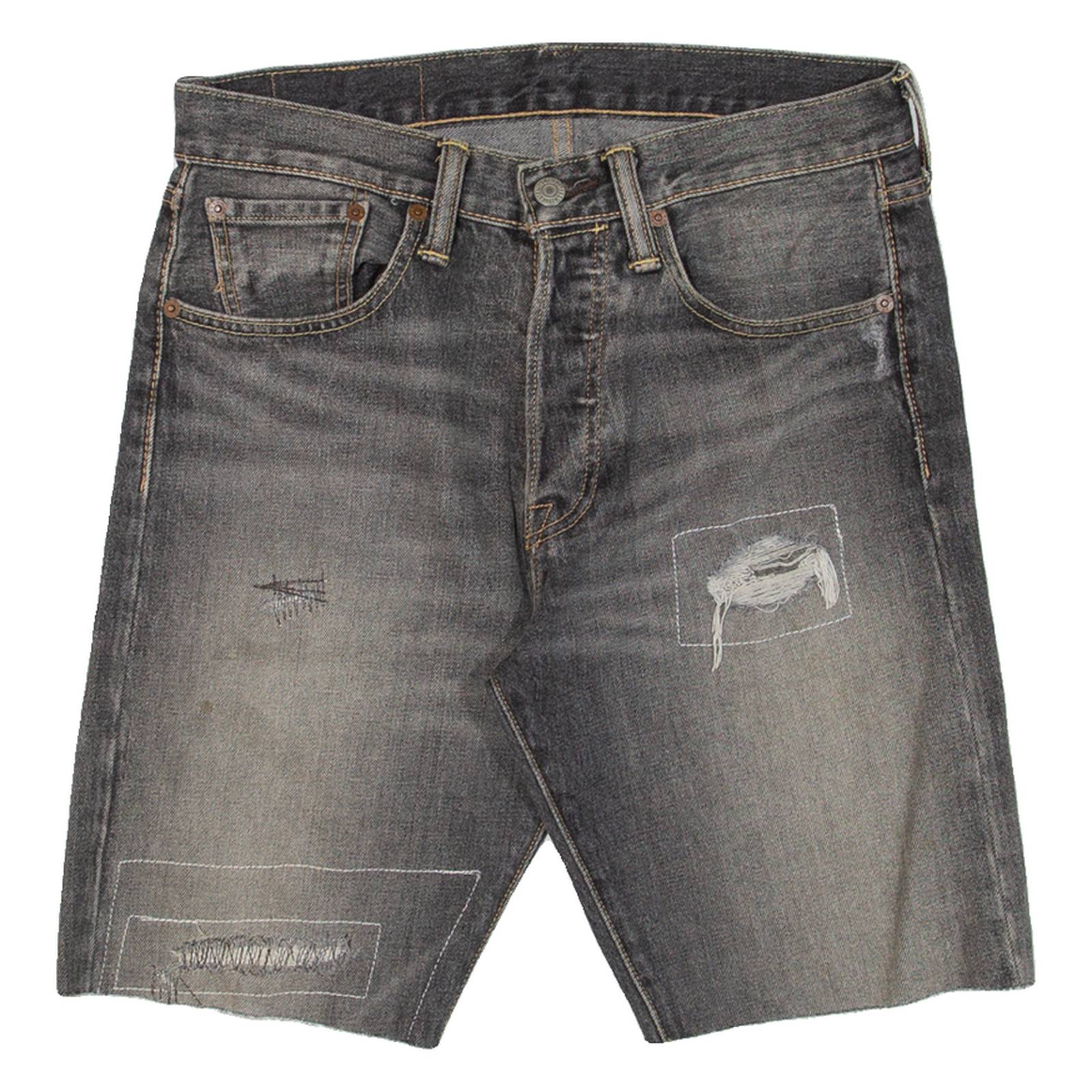 LEVI'S 501 CT Mens Jorts Shorts Black Relaxed S W29