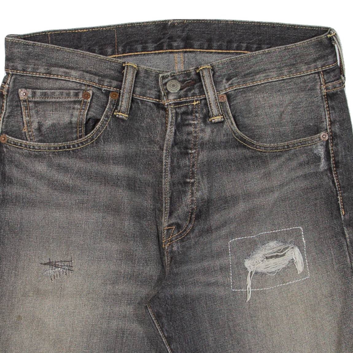 LEVI'S 501 CT Mens Jorts Shorts Black Relaxed S W29
