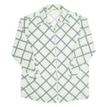 TREND Womens Shirt Cream Diamond Long Sleeve L