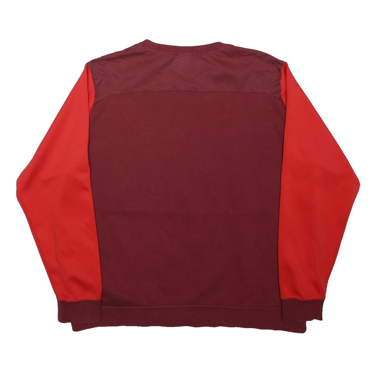 NIKE Mens Burgundy & Red Sweatshirt Crew Neck 2XL Nike Air Sportswear Pullover