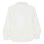 MARLBORO Womens Plain Shirt Beige Long Sleeve M