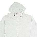 UNITED UP PEOPLE Mens White Full Zip Hoodie XL Cotton Blend Casual Wear