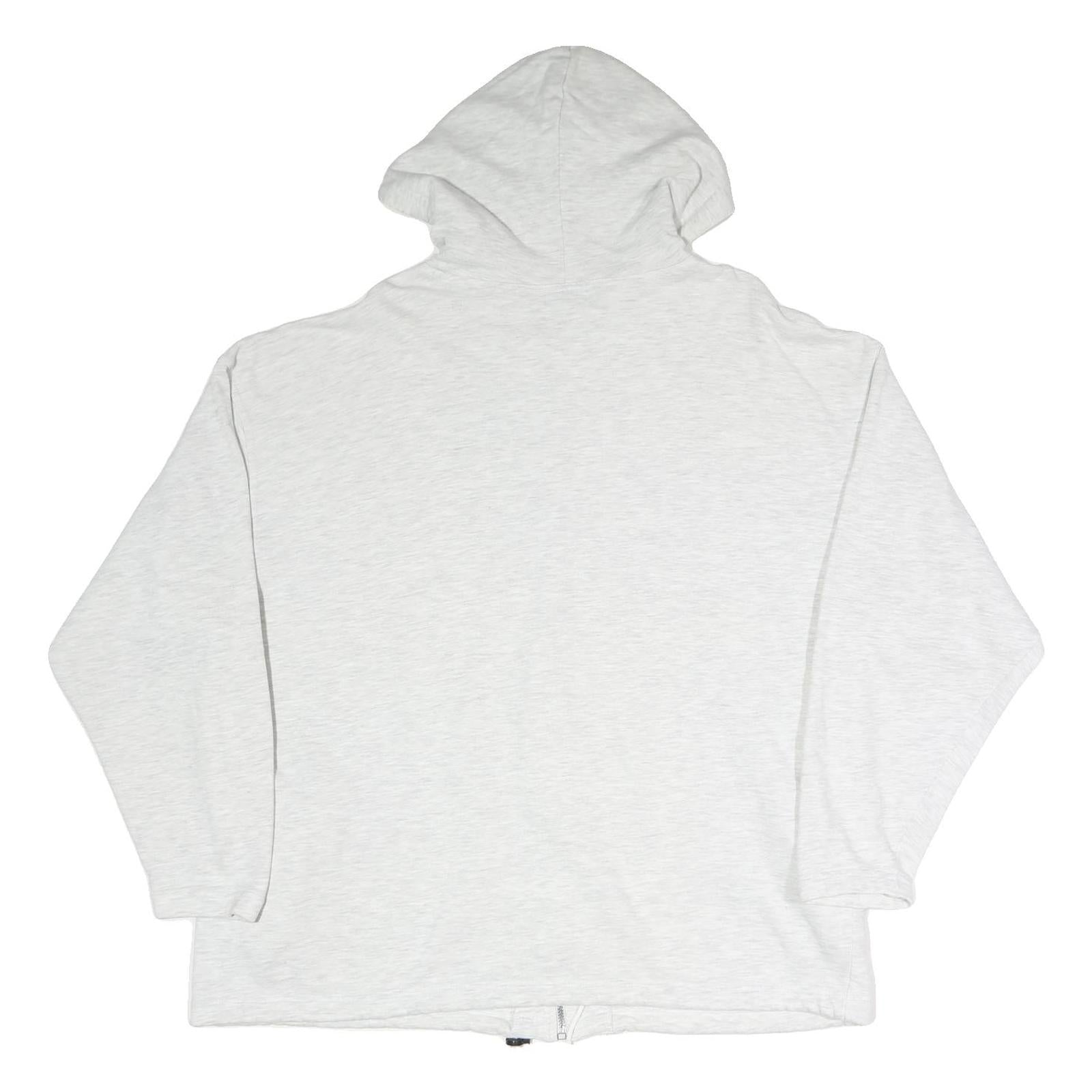 UNITED UP PEOPLE Mens White Full Zip Hoodie XL Cotton Blend Casual Wear