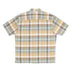 PENDLETON Mens Beige & Green Checked Cotton Shirt L Short Sleeve Casual
