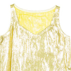 Womens Vest Gold Sleeveless M
