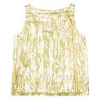 Womens Vest Gold Sleeveless M