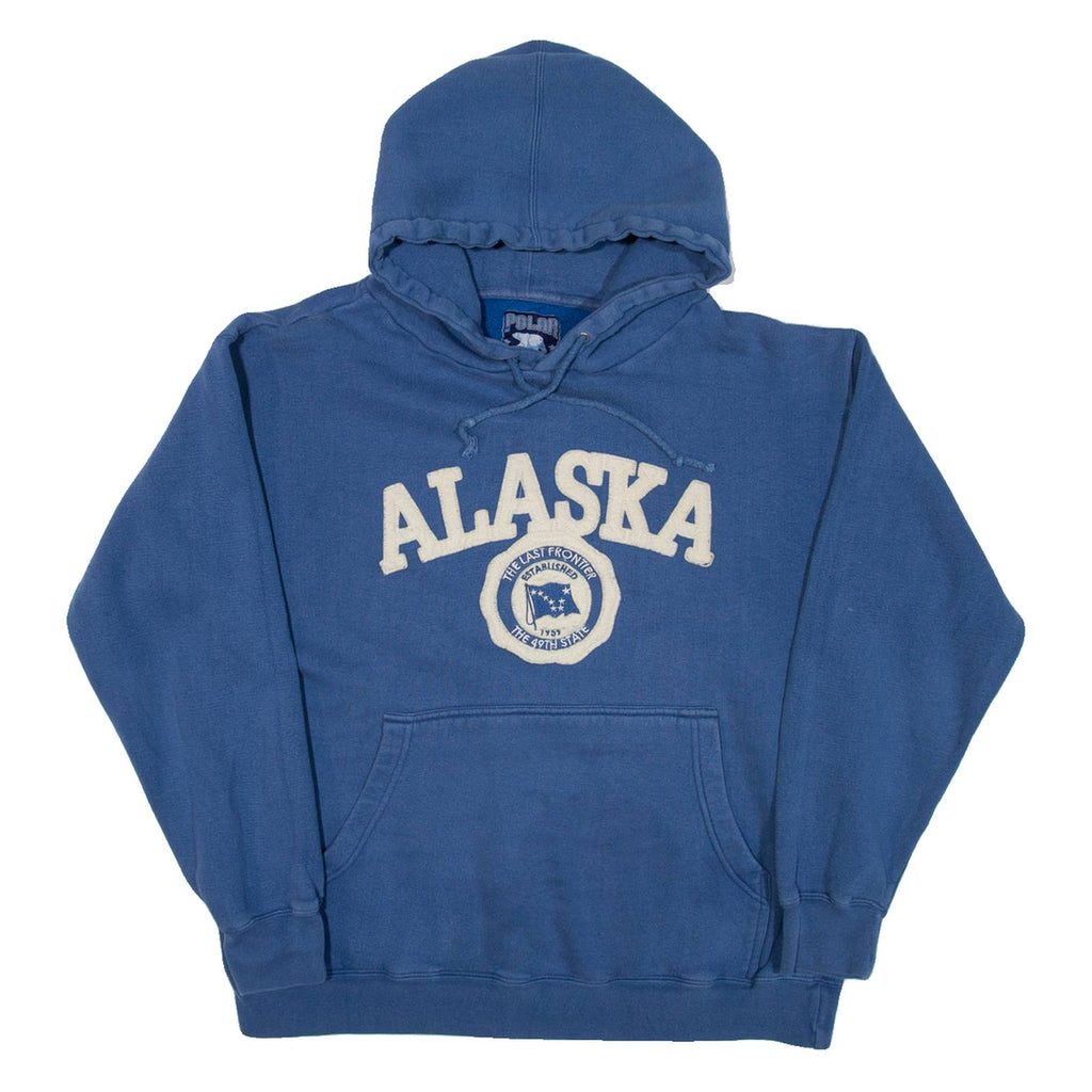 POLAR Los Gatos Football Mens Blue Hoodie USA L