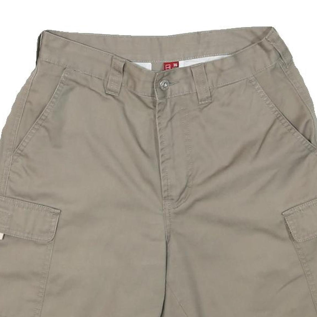 TEDDYS Mens Shorts Beige Cargo Plain M W26 Casual Cotton Blend Comfort