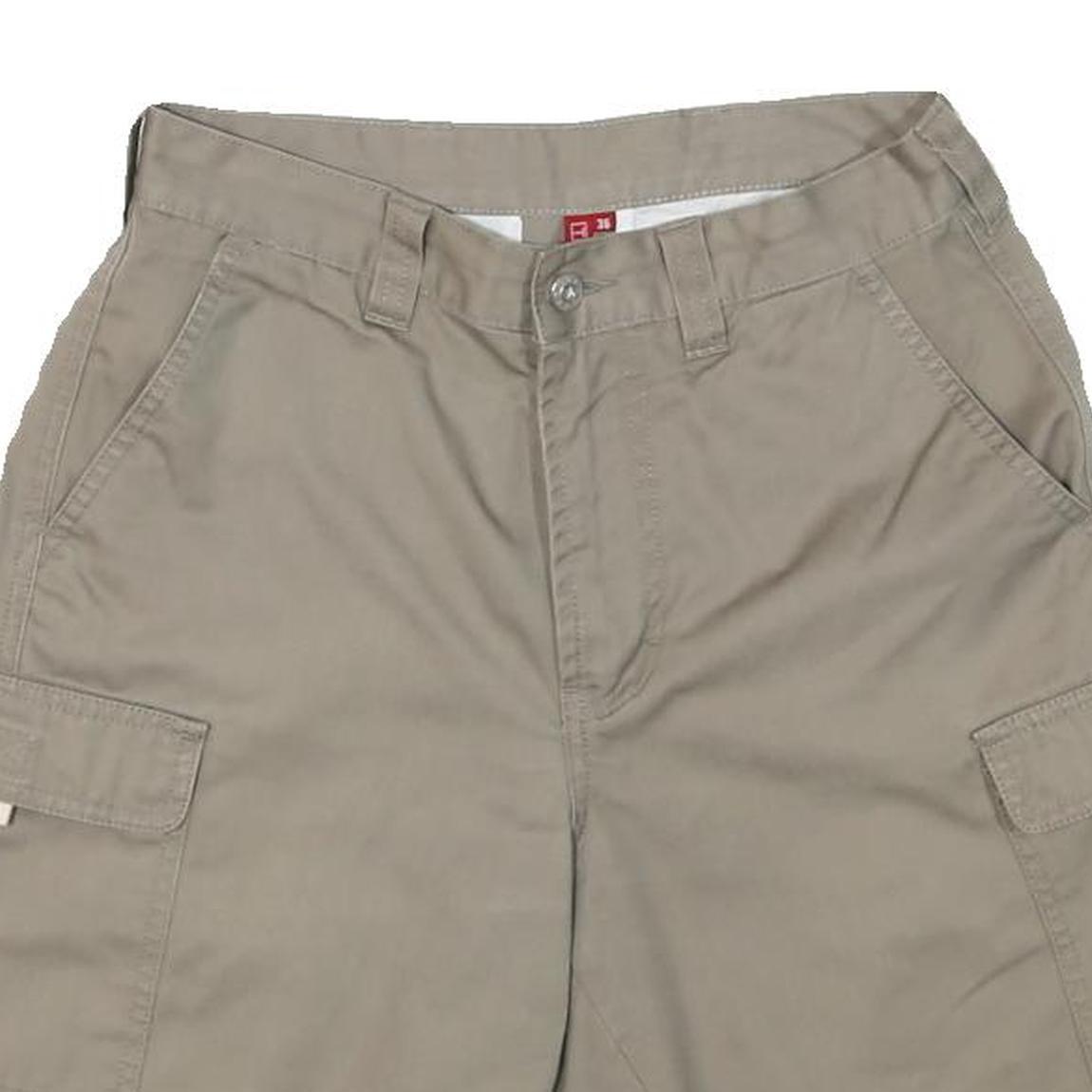 TEDDYS Mens Shorts Beige Cargo Plain M W26 Casual Cotton Blend Comfort