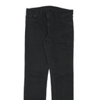 LEVI'S Mens Slim Black Denim Jeans W29 L30 Zip Closure Casual Style