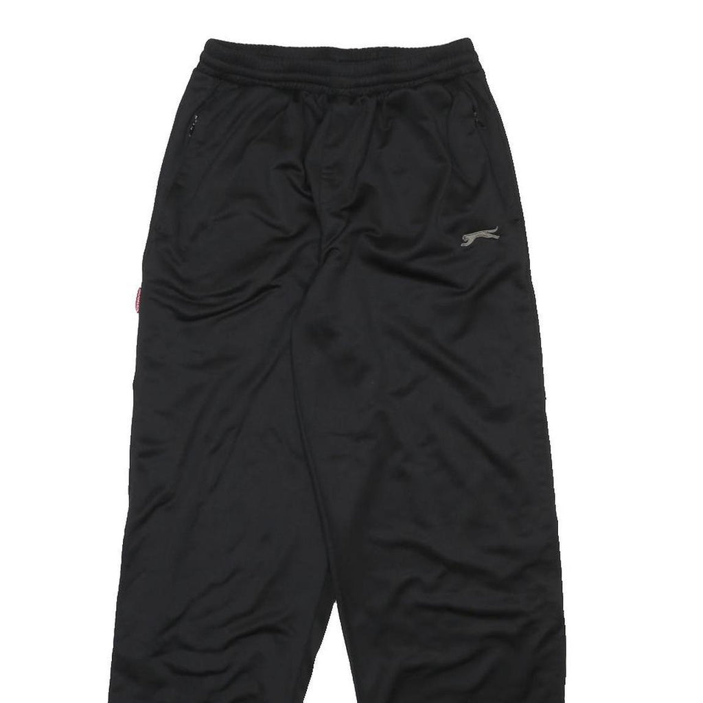 SLAZENGER Womens Joggers Black M W24 L30 Relaxed Straight Polyester Track Pants