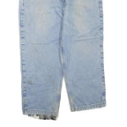 CARHARTT Mens Regular Fit Light Blue Denim Jeans W40 L25 Zip Closure Casual