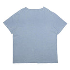 POLO RALPH LAUREN Mens Blue V-Neck T-Shirt XL Short Sleeve Cotton Classic Fit