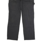 DICKIES Mens Regular Black Cotton Blend Jeans W32 L31 Button Closure Workwear