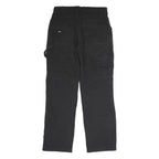 DICKIES Mens Regular Black Cotton Blend Jeans W32 L31 Button Closure Workwear