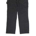 DICKIES Mens Regular Black Cotton Blend Jeans W32 L31 Button Closure Workwear
