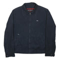 MCGREGOR Mens Navy Blue Classic Cotton Blend Zip Jacket S Casual Outerwear