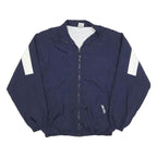 BROOKS Womens Blue White Panel Lightweight Zip Jacket XL Polyester Blend