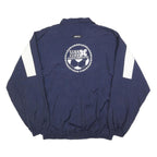 BROOKS Womens Blue White Panel Lightweight Zip Jacket XL Polyester Blend