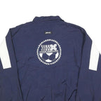 BROOKS Womens Blue White Panel Lightweight Zip Jacket XL Polyester Blend