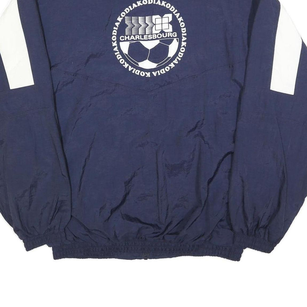 BROOKS Womens Blue White Panel Lightweight Zip Jacket XL Polyester Blend