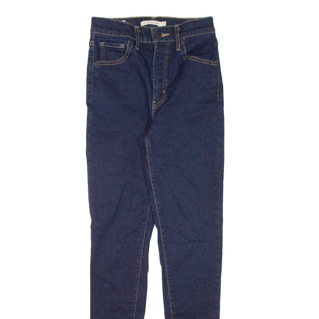 LEVI'S Mile High BIG E Womens Jeans Blue Slim Skinny W25 L30