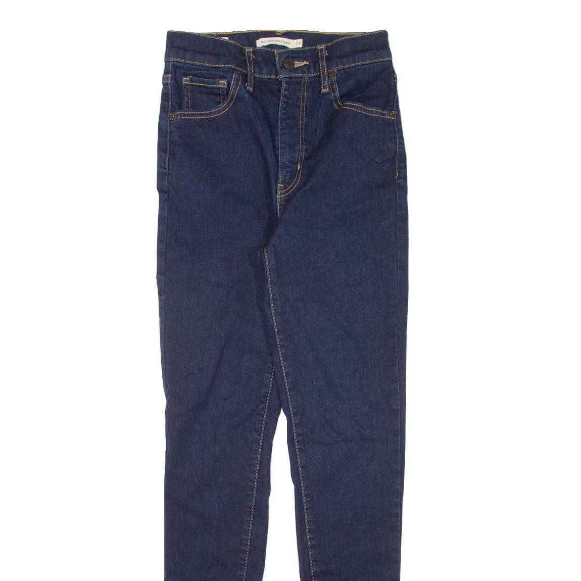 LEVI'S Mile High BIG E Womens Jeans Blue Slim Skinny W25 L30