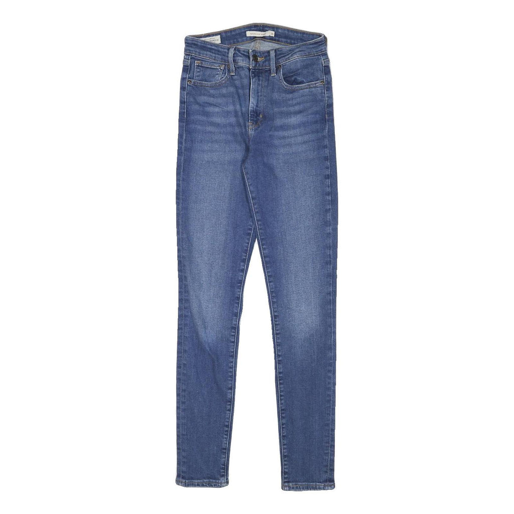 LEVI'S Womens Slim Blue Denim Light W23 L29 Jeans Zip Classic Skinny Cotton