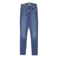 LEVI'S Womens Slim Blue Denim Light W23 L29 Jeans Zip Classic Skinny Cotton