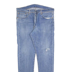 LEVI'S 512 Tapered Mens Jeans Blue Slim Cotton Blend Denim W36 L32 Stylish Fit