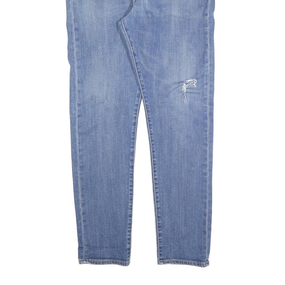 LEVI'S 512 Tapered Mens Jeans Blue Slim Cotton Blend Denim W36 L32 Stylish Fit