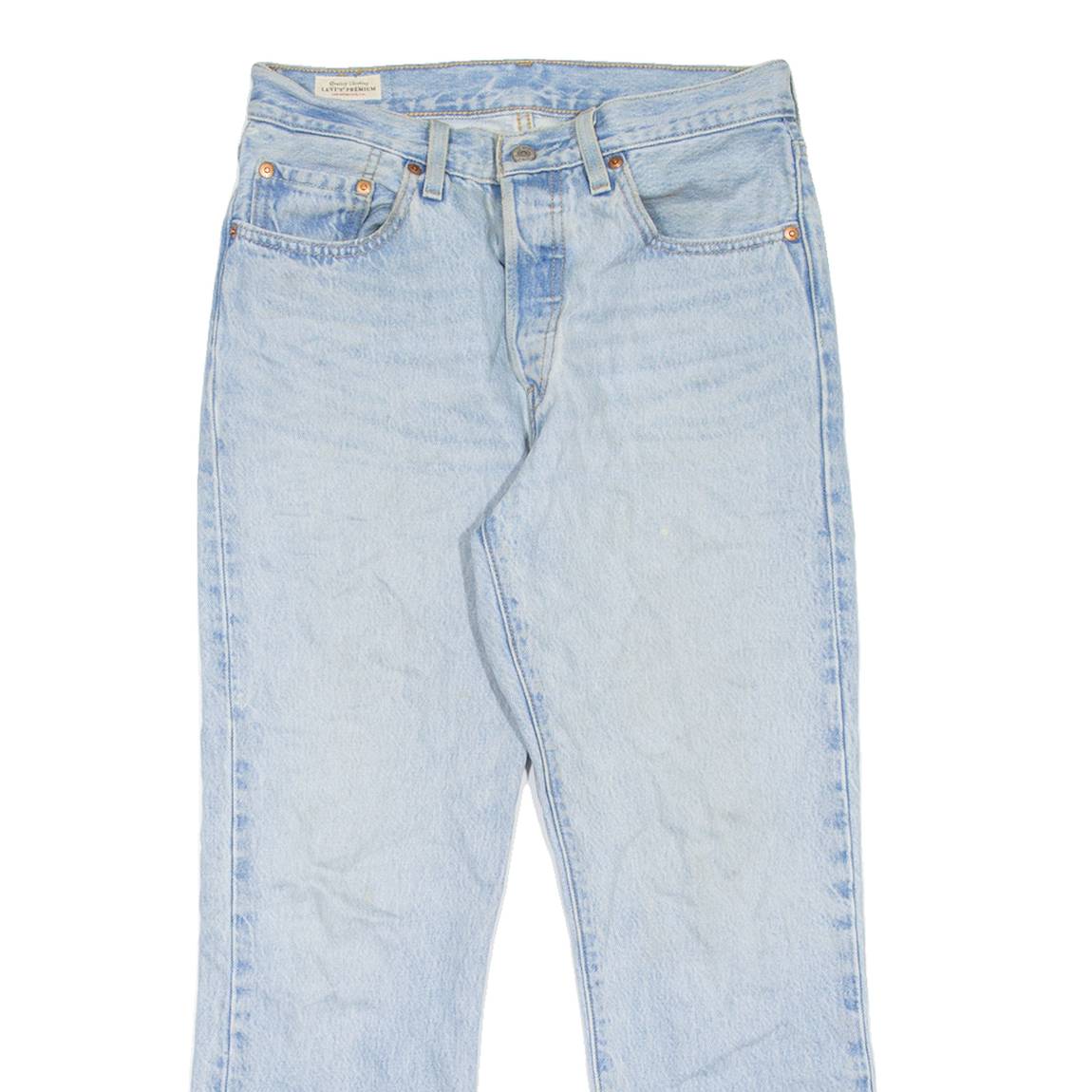 LEVI'S 501 BIG E Jeans Womens Blue Regular Straight W26 L26