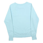 CHAMPION Mens Blue Crew Neck S Cotton Blend Logo Sweatshirt Casual