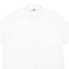 PARK LANE Womens Plain Shirt White UK 14