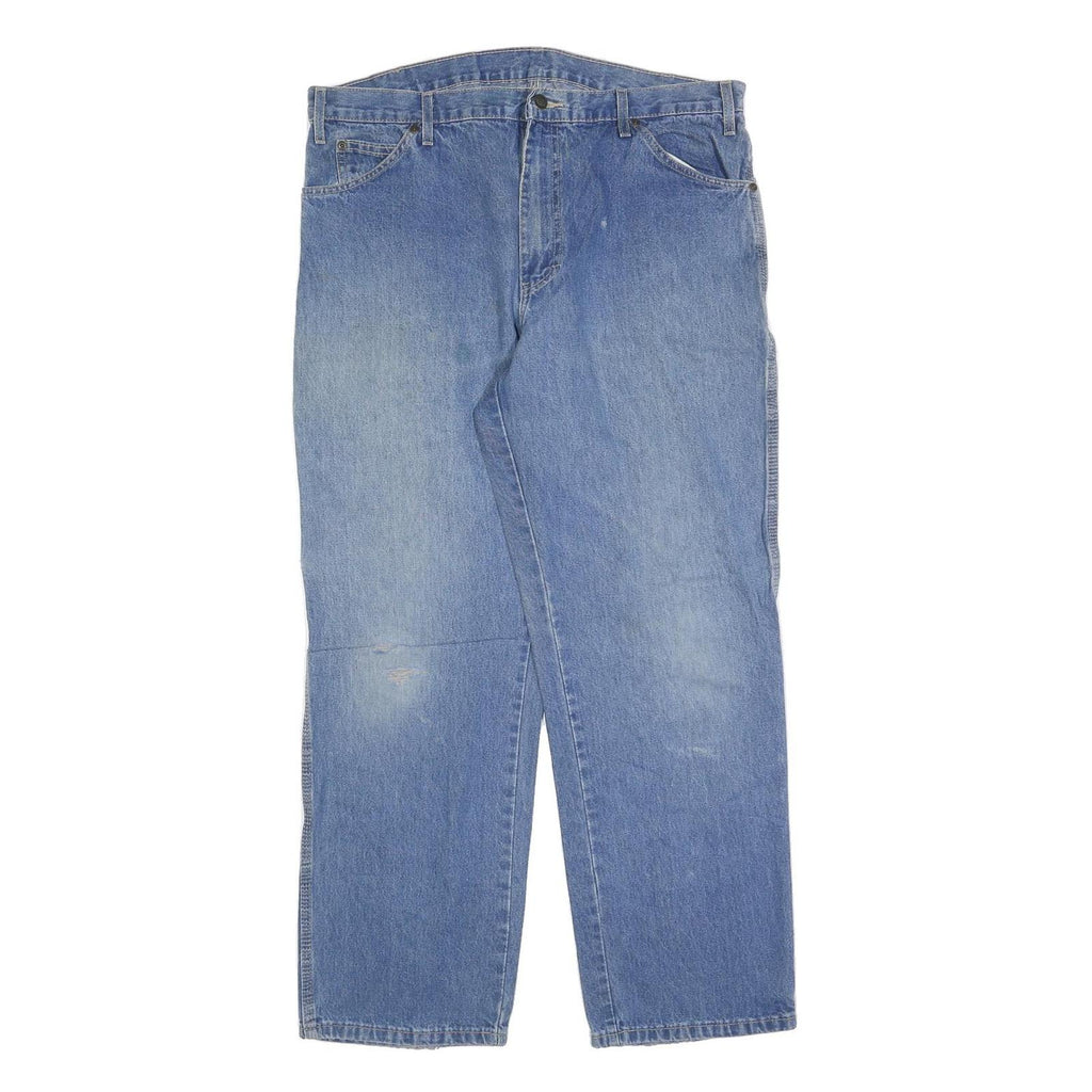 DICKIES Mens Jeans Blue Relaxed Loose Denim Medium W38 L30 Workwear Utility