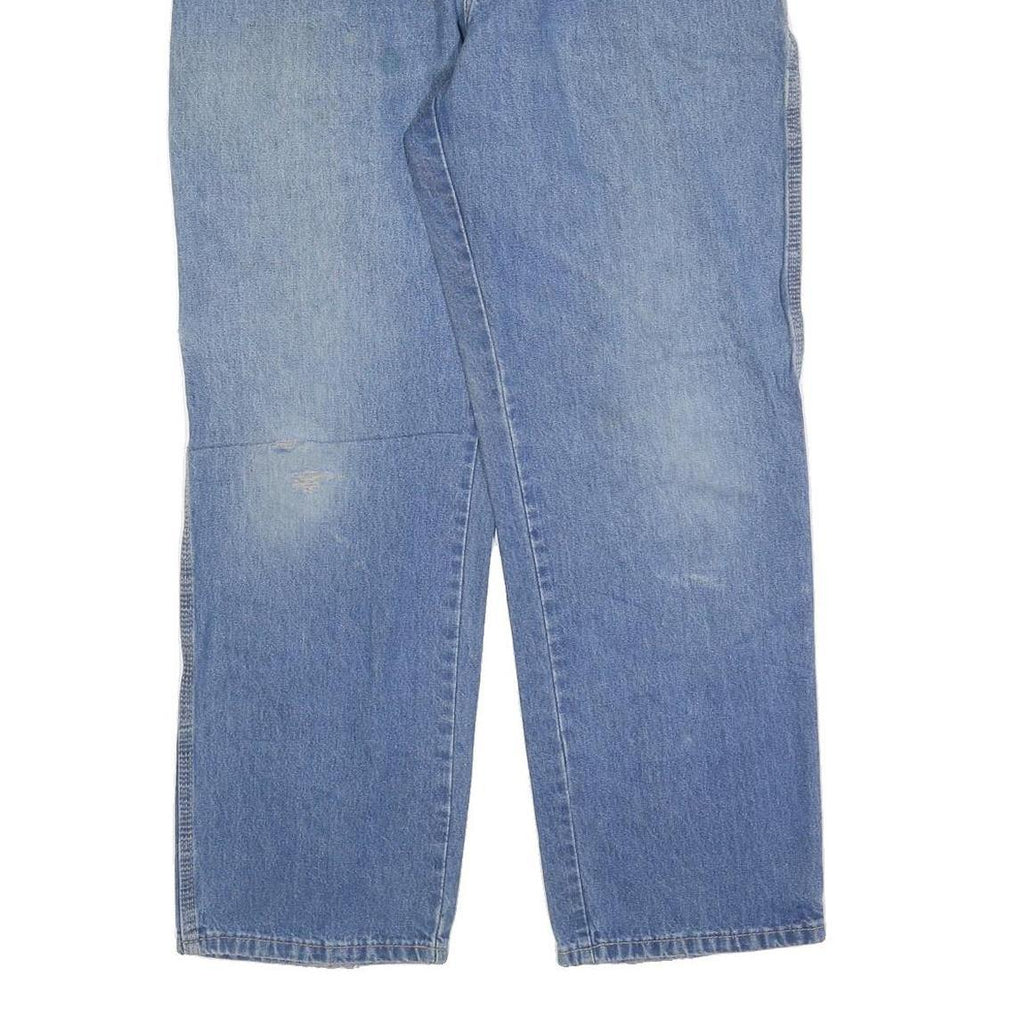 DICKIES Mens Jeans Blue Relaxed Loose Denim Medium W38 L30 Workwear Utility