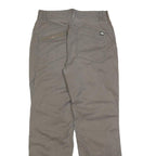THE NORTH FACE Mens Slim Beige Cotton Blend Trousers W28 L30 Zip Closure Outdoor