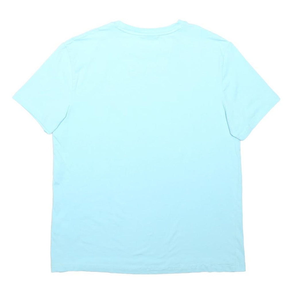 NAUTICA Mens Blue Crew Neck Cotton Blend T-Shirt M Casual Summer Style
