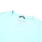 NAUTICA Mens Blue Crew Neck Cotton Blend T-Shirt M Casual Summer Style